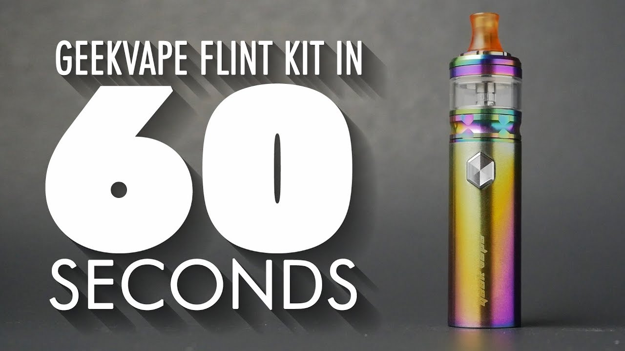 GeekVape Flint MTL Starter Kit Review | in 60 Seconds