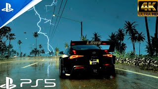 The Crew Motorfest Toyota Supra Rainy Lightning Cruise Ps5 4K 60Fps