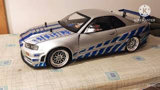 SKYLINE GT-R 34 / Decoración FAST FURIOUS( TAMIYA)