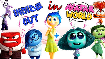 Inside Out 2 in Avatar World/Can you make all the characters in a game?!
