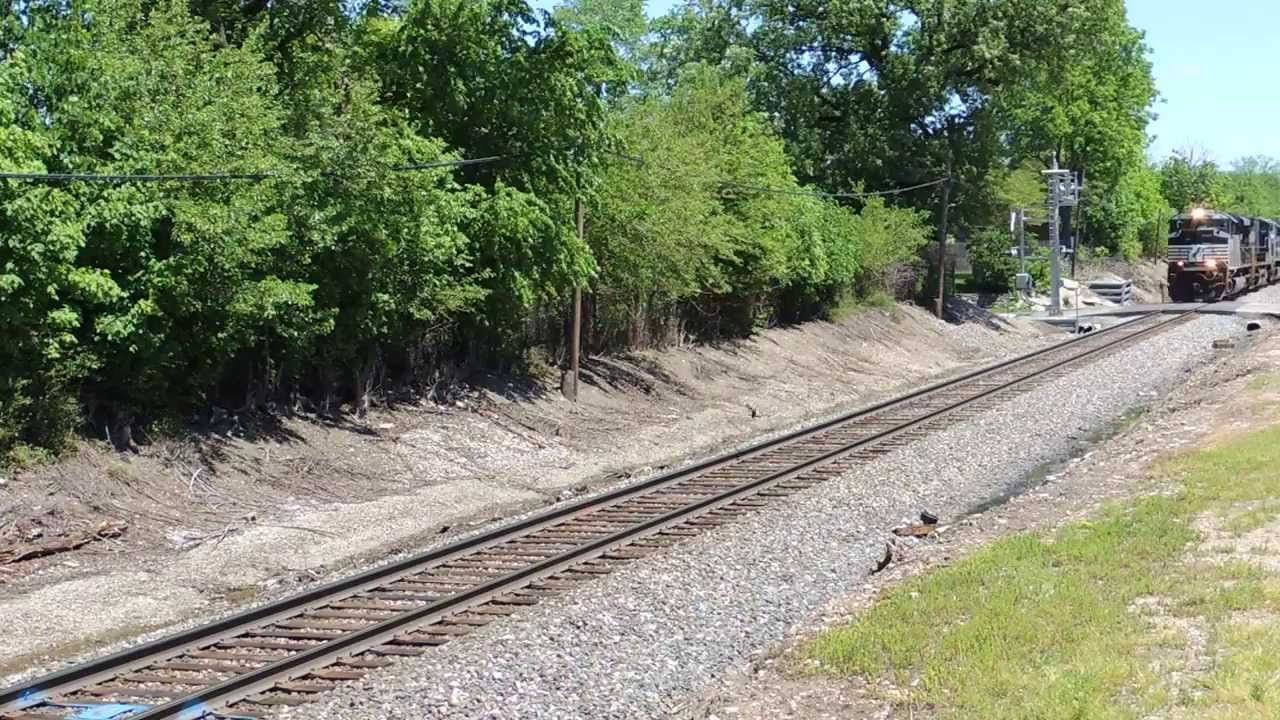 5-24-2013 NS 174 CF 101.1 BELMONT (NEW CASTLE), IN WITH EMDX 1205 & EMDX 1204 EMD DEMONSTRATORS