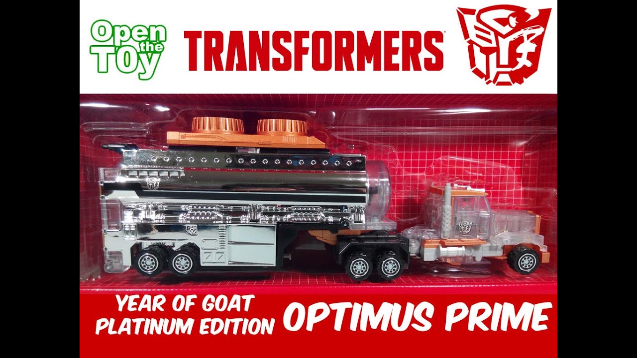 Hasbro Transformers Year of Goat Platinum Edition Optimus Prime