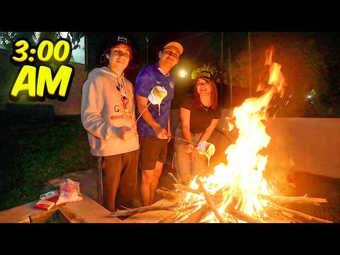 HICIMOS UNA FOGATA a las 3 AM en CASA DE YAIR17 y ALGO NOS OBSERVABA...