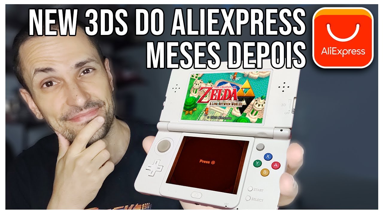 Console de jogos portátil original para Nintendo, jogos grátis para  Nintendo, 3DS, 3DSXL, 3DSLL - AliExpress