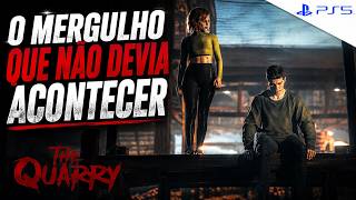 O MERGULHO QUE VIROU UM PESADELO! 😱 | THE QUARRY GAMEPLAY PT-BR PS5 PRO screenshot 2