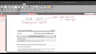 ISA 560 Part 1