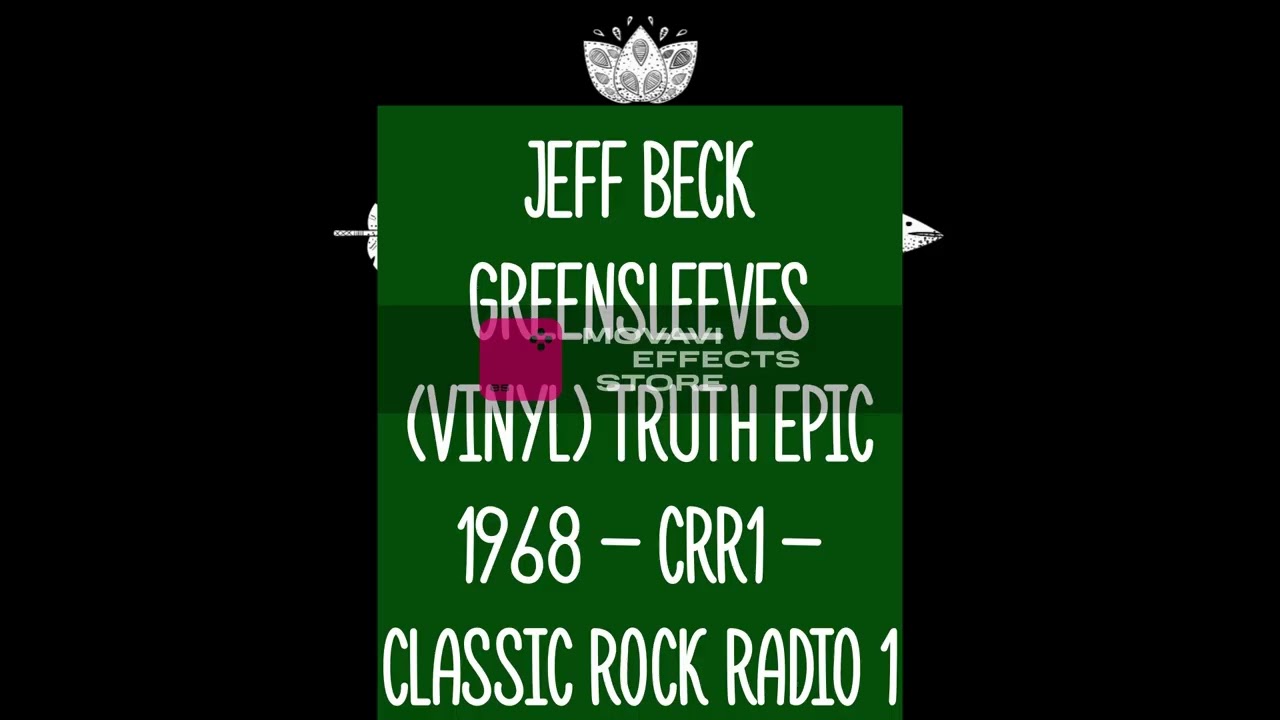 jeff beck greensleeves (vinyl) truth epic 1968 - crr1 - classic