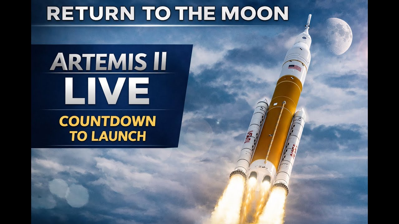 🔴 LIVE VIEWS: NASA Artemis II Rocket on the Launch Pad | Countdown to Historic Moon Mission