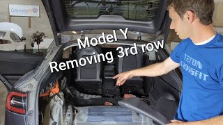 Removing 3rd row from Tesla Model Y