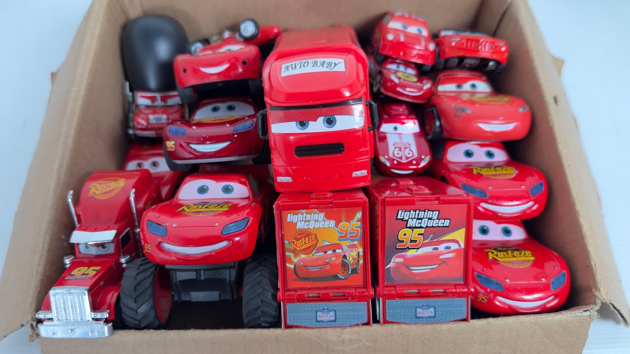 Disney Pixar Cars Lot Review and Unboxing | Full Lightning Mcqueen Bubble RC | ASMR Collection Cars