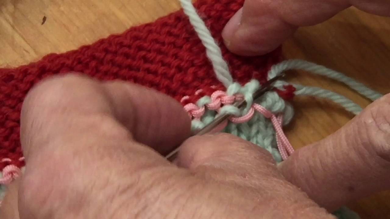 Hand Sewn Bind Off for 1 x 1 Rib YouTube