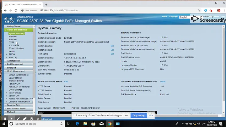 HOW TO CONFIGUR VLAN IN CISCO SWITCH SG300-28PORT