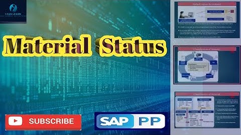 Dag 14 - SAP-materiaalstatus | Klantspecifieke status | Fabrieksspecifieke status
