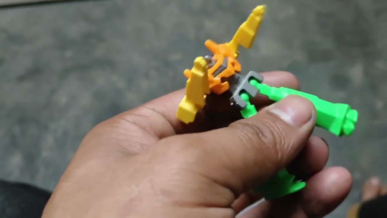 Transformer gun robot fighter toy, tuk tak dhak dhak