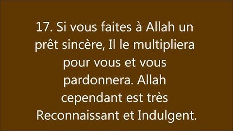 64. Sourate At-Taghabun [ La grande perte ] سورة التغابن