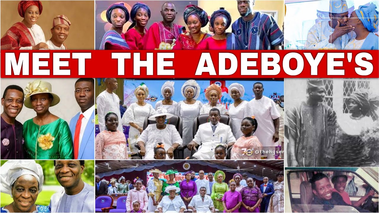 Знакомьтесь, семья Адебойе. Полный список и биографии членов семьи пастора Эноха Адеджаре Адебойе.