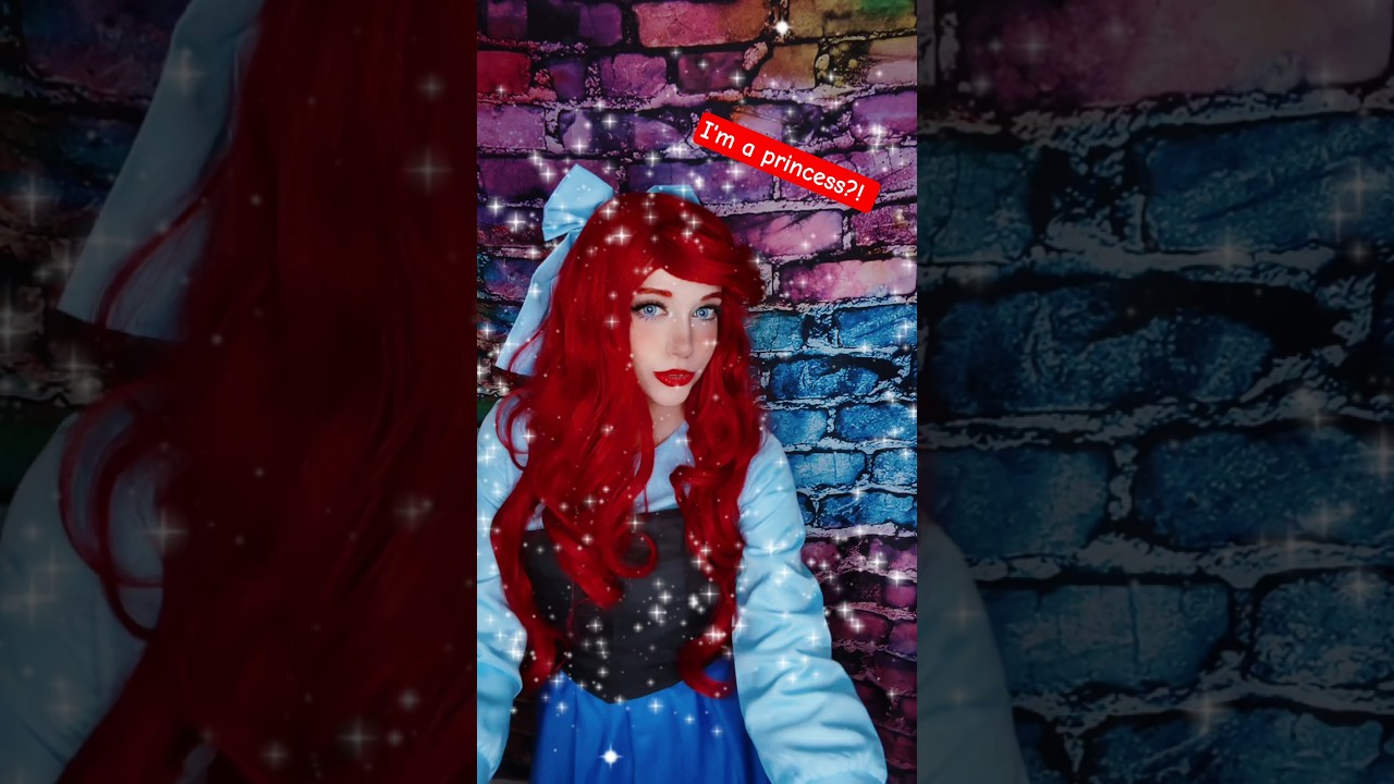 I'm a princess? shut up | Ariel The Little Mermaid #cosplay #shorts