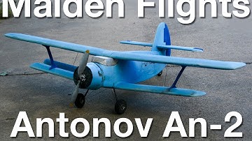 (Short) Maiden Flights of my scratch-built FFF AN-2 biplane