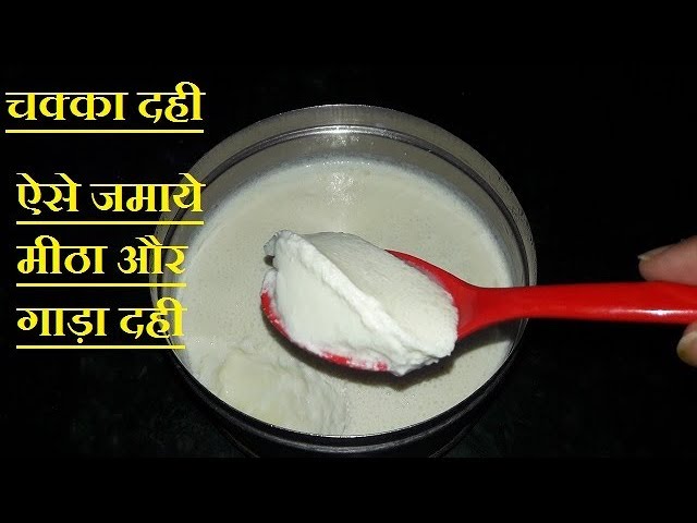 दही मीठा और गाड़ा ऐसे जमाये / How to make dahi / curd in hindi | indian food and beauty