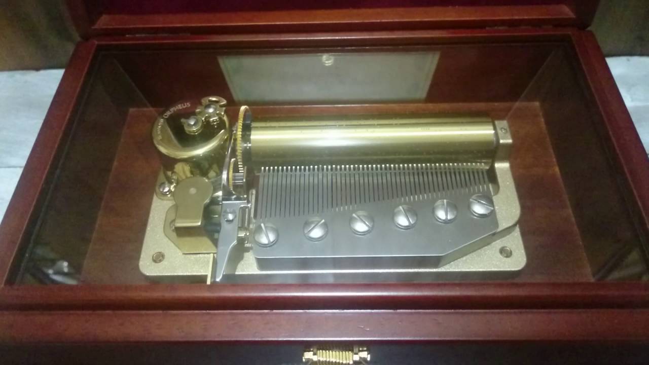 乾杯 他1曲】サンキョー製オルゴール 50弁オルフェウス(EX-236) - YouTube