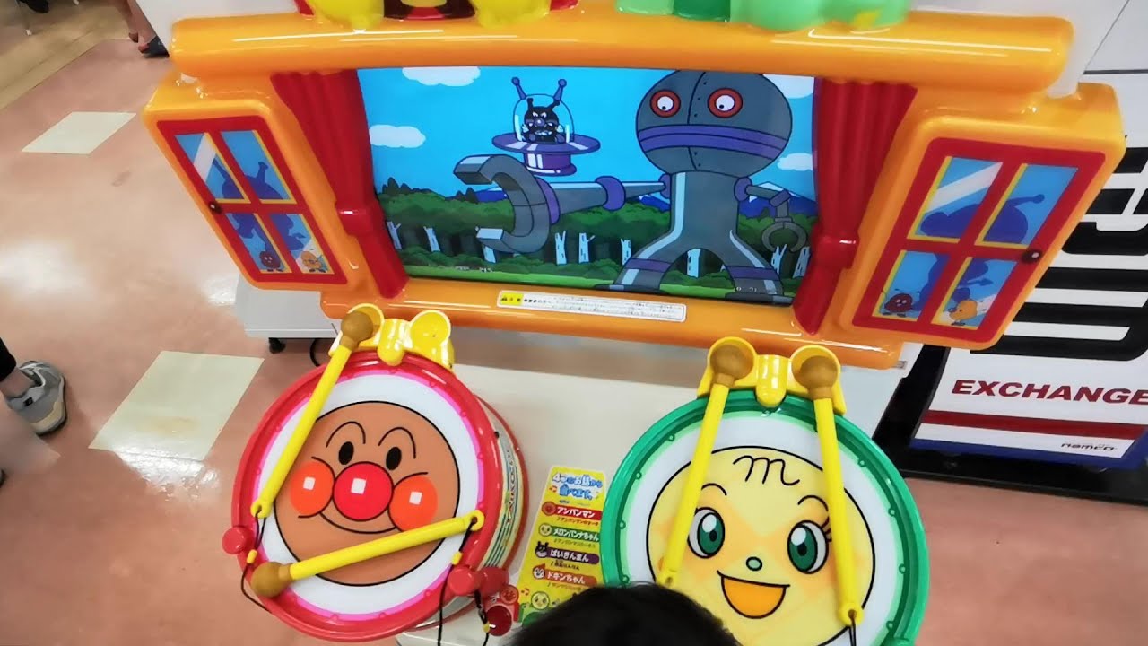 たいぱんまん② Game] Anpanman Taiko for the 25th time ☆ Baikinman and Kabirunrun