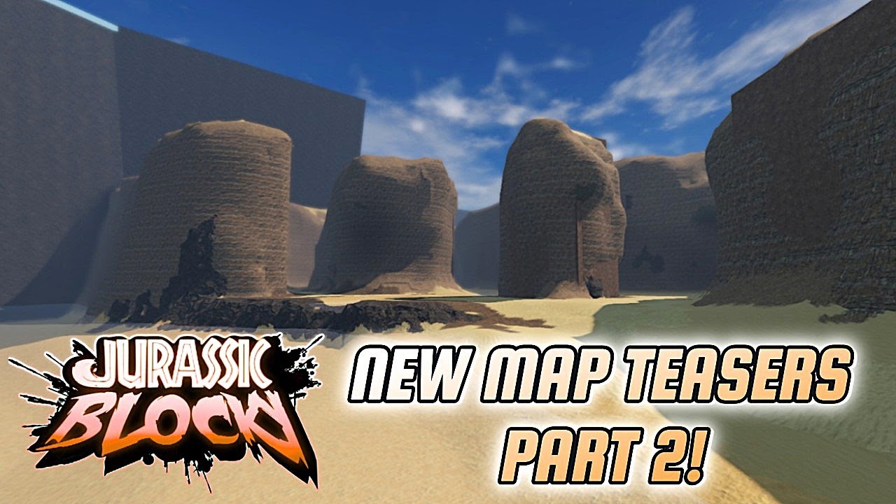 NEW MAP UPDATE TEASERS! (CANYONS & WATERFALLS!) | Jurassic Blocky