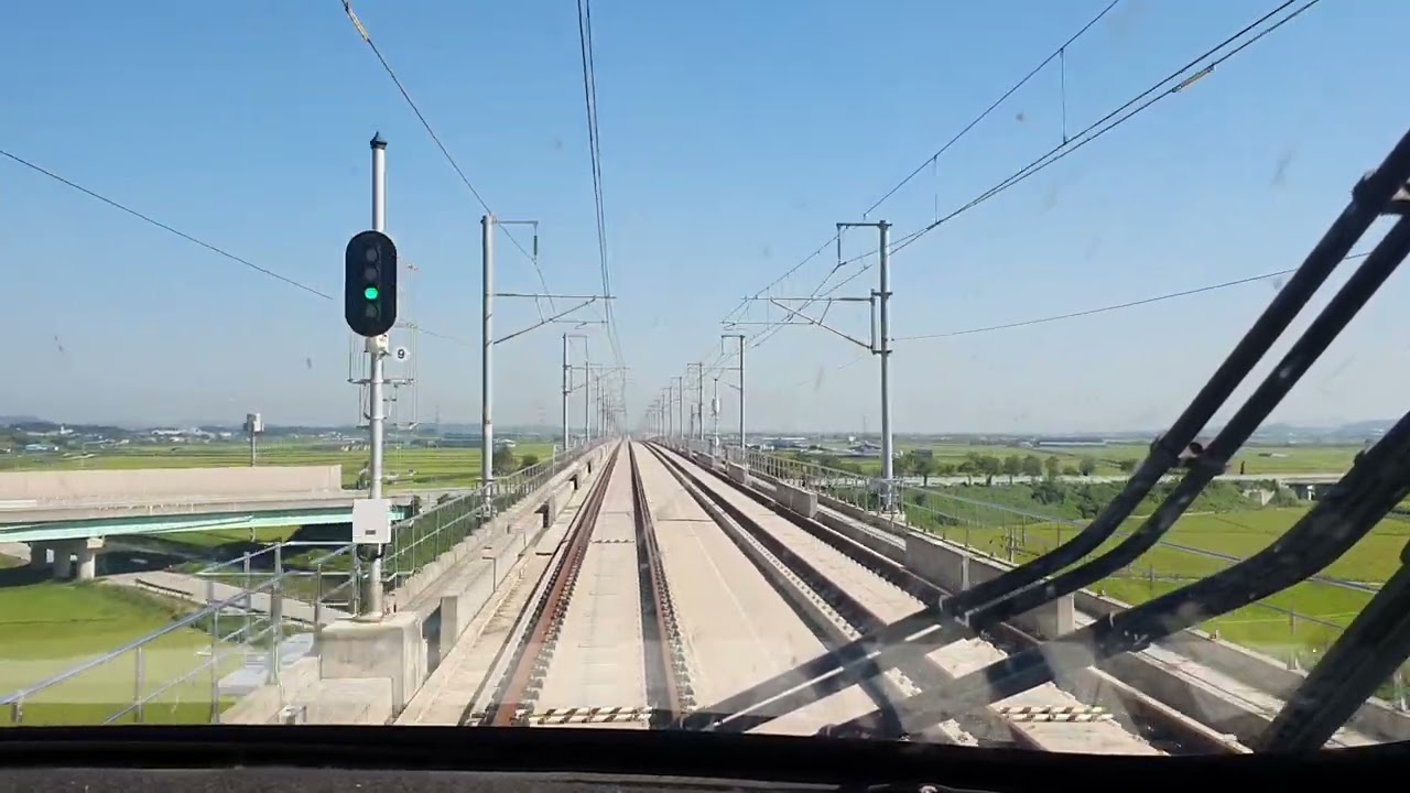 Скрытый вид железнодорожного пейзаж Хонсон, увиденный машинистом Грандиозное Открытие [ITX-마음]