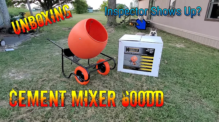 Unboxing and Assembly of a Kushlan 600DD Cement Mixer (6.0 Cu Ft)