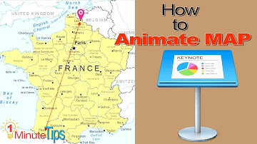 How to Animate Map with KeyNote | 1 Minute Tips