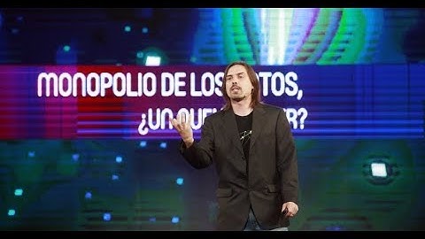 César Hidalgo  "El Monopolio de los Datos ¿Un nuevo poder?" en Congreso Futuro