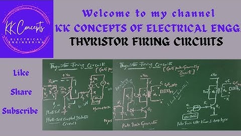 THYRISTOR FIRING CIRCUITS & GATE PROTECTION
