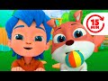 Cucurru cucú - ¿Dónde Estás Tú? y Más Canciones Infantiles de La Familia Blu | El Reino Infantil