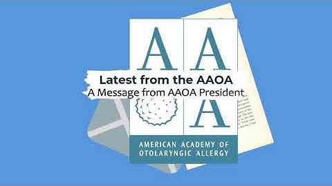 2020 Update from the AAOA President Alpen Patel MD, FAAOA - Pandemic