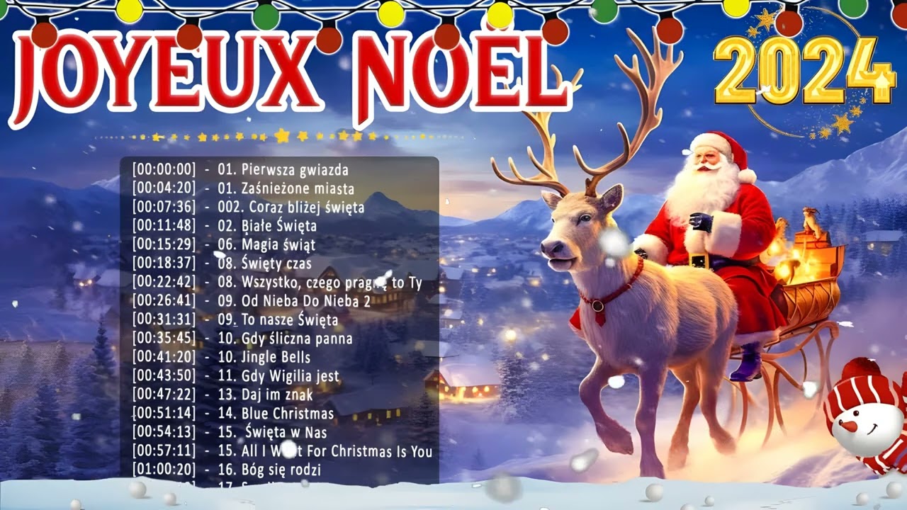 Musique de Noel en Francais 2024 ❄️ Compilation Chansons de Noel ❄️ Joyeux  Noel et Bonne Année 2024 