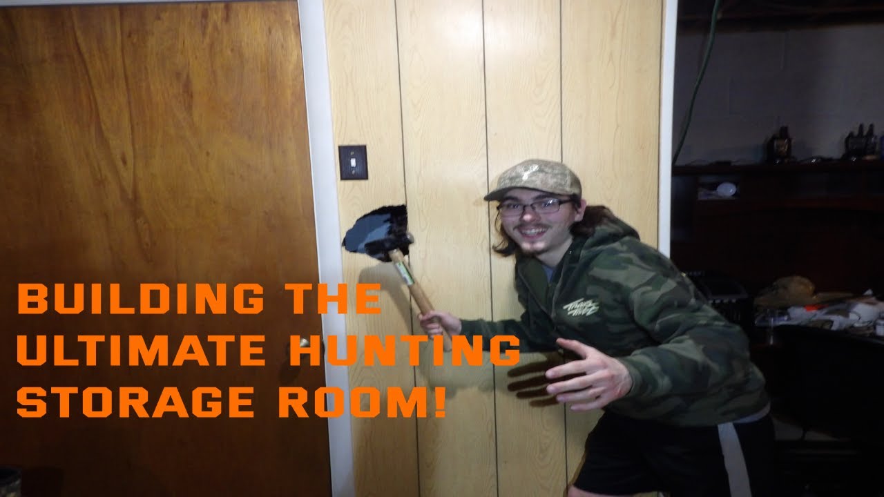 BUILDING THE ULTIMATE HUNTING ROOM! Part 1: Planning - YouTube
