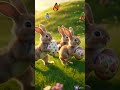 The Cutest Easter Bunnies on a Mission! 🐰🌸🥚#Easter #SpringVibes #CuteBunnies #EasterEggHunt
