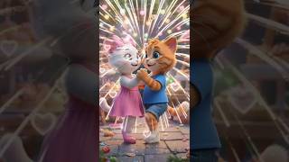 dance cat salsa/#viral #cartoon #short video #Antu dada cartoon