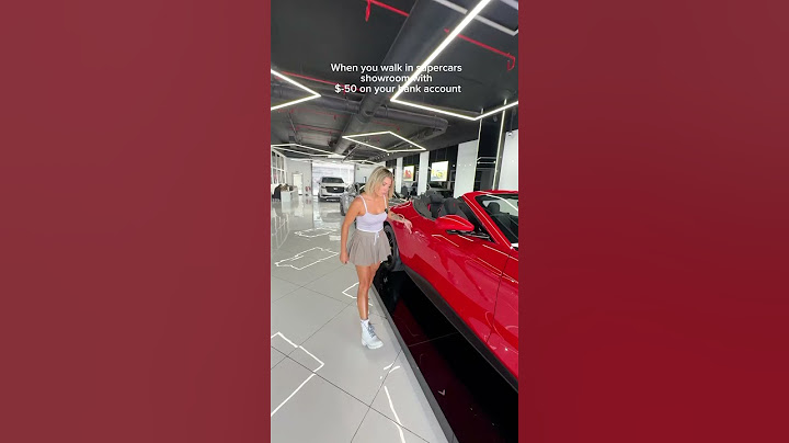 When you walk in the supercar showroom with $-50 on your account #supercarsdubai