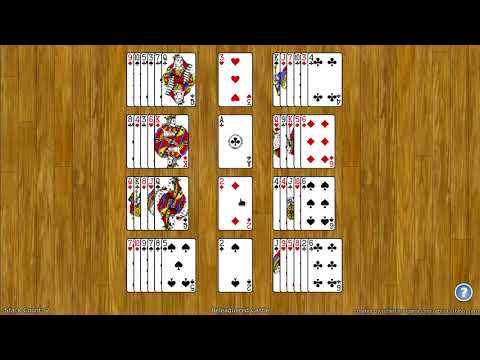 Beleaguered Castle Solitaire - How to Play