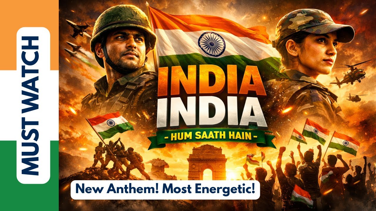 🔥🔥India India – Hum Saath Hain | Energetic Patriotic Anthem | Tribute to India | Indian Army 🔥🔥
