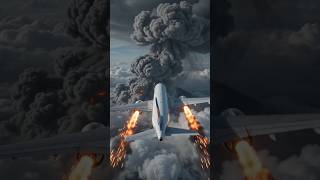 Volcanic Ash Shuts Down a Jet ✈️🌋 #airplane #takeoff #engine failure