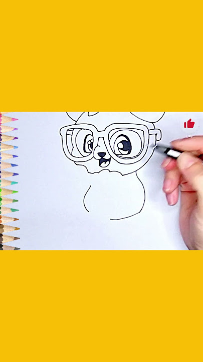 Como Desenhar e Colorir o Panda da Luluca, Desenhar e Colorir