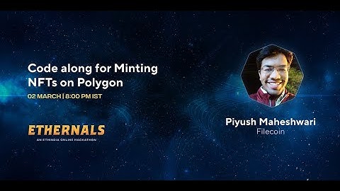 Code along for Minting NFTs on Polygon