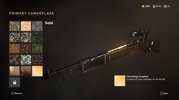 Kar98k GOLD CAMO | Call of Duty: WWII
