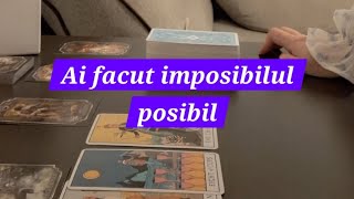 Tu esti persoana care a facut imposibilul posibil