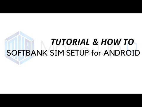 (Android) How to set up Softbank Internet SIM in Android