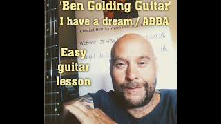 ABBA 'I have a dream' Easy guitar lesson