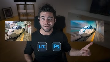 Photoshop Tutorial : how to create motion on a train picture (ZOOM BLUR EFFECT)