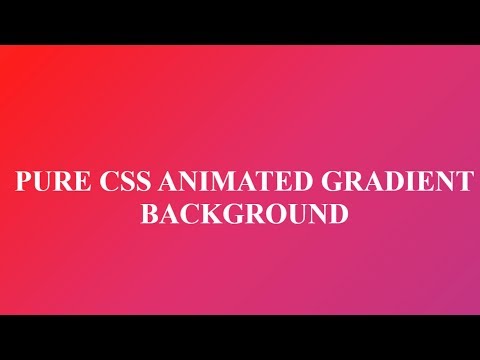 Background Animation Using HTML And CSS