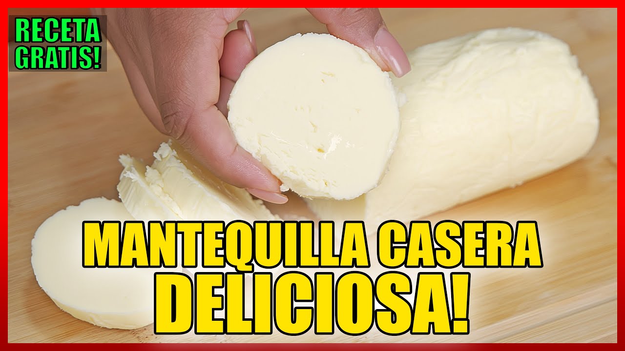 MANTEQUILLA CASERA EN CASA. ¡SOLO UN INGREDIENTE! YA NO NECESITO COMPRAR